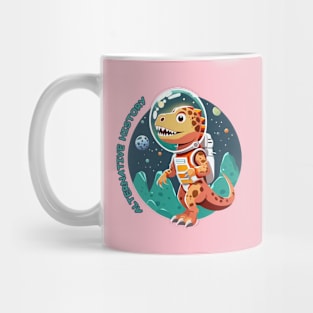 dinosaur astronaut Mug